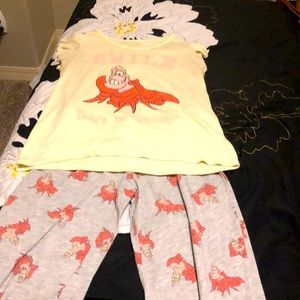 Sebastian from The Little Mermaid Pajamas